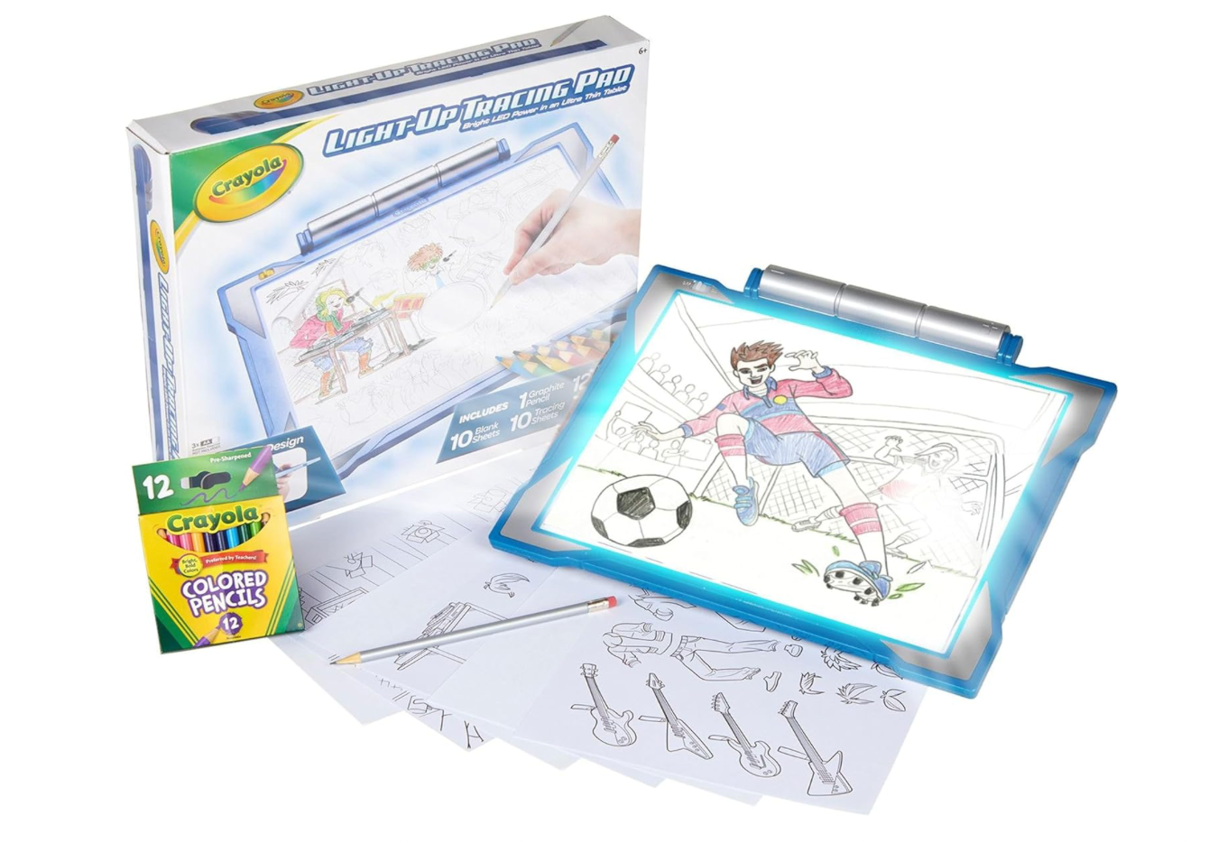 LIGHT UP TRACING PAD - Crayola Tracing Lightbox For Kids Pink & Blue